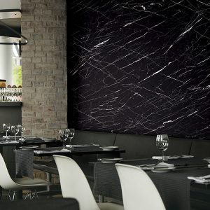 NS804 Cmarquina Black Marble Bodaq Interior Film Pattern - Stone & Marble Collection