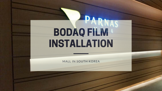Bodaq film installation | Parnas Mall, South Korea