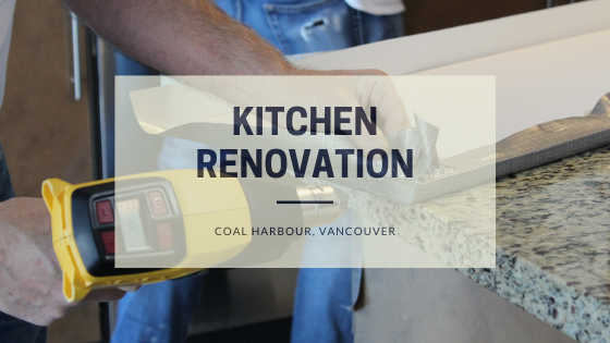 Kitchen renovation in Coal Harbour, Vancouver