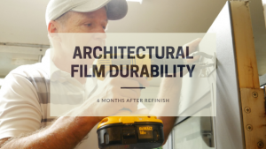 Architectural film durability | 6 months after refinish