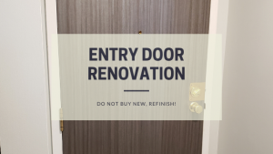 Apartment Entry Door Renovation
