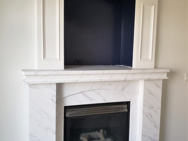 Renew it all - fireplace after refinish