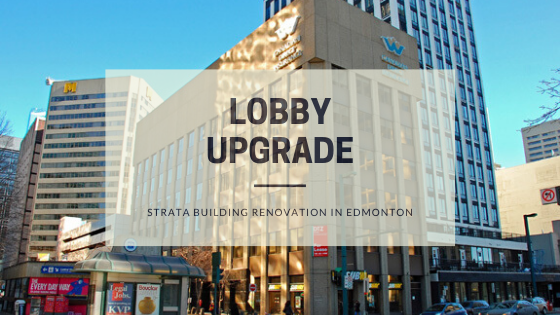 Lobby Upgrade - Strata Building Renovation in Edmonton