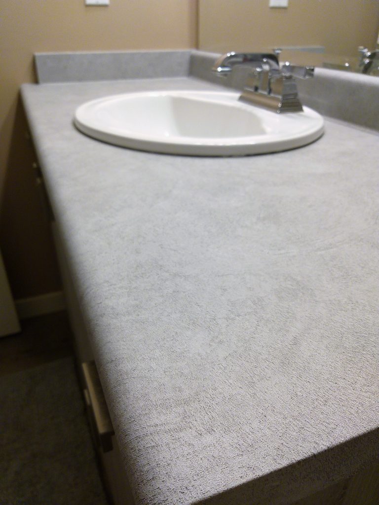 Cement Star Interior Film on the Bathroom Vanity