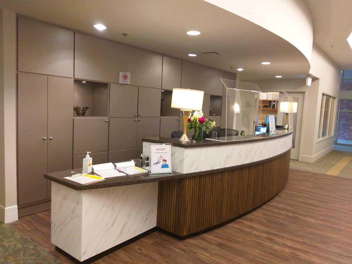 Front Desk Renovation | Commercial Upgrades with Nelcos ⋆ Nelcos