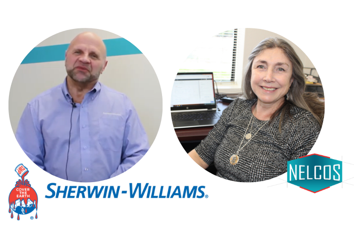 Wayne Pasco from Sherwin-Williams and Marlena Miller from Nelcos - live webinar