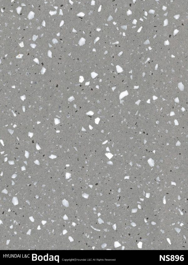 Nelcos NS896 Ice Terrazzo Interior Film - Stone & Marble Collection