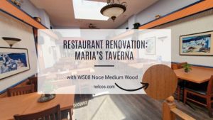 Restaurant Renovation: Maria’s Taverna Table Refinishing. Featured Image