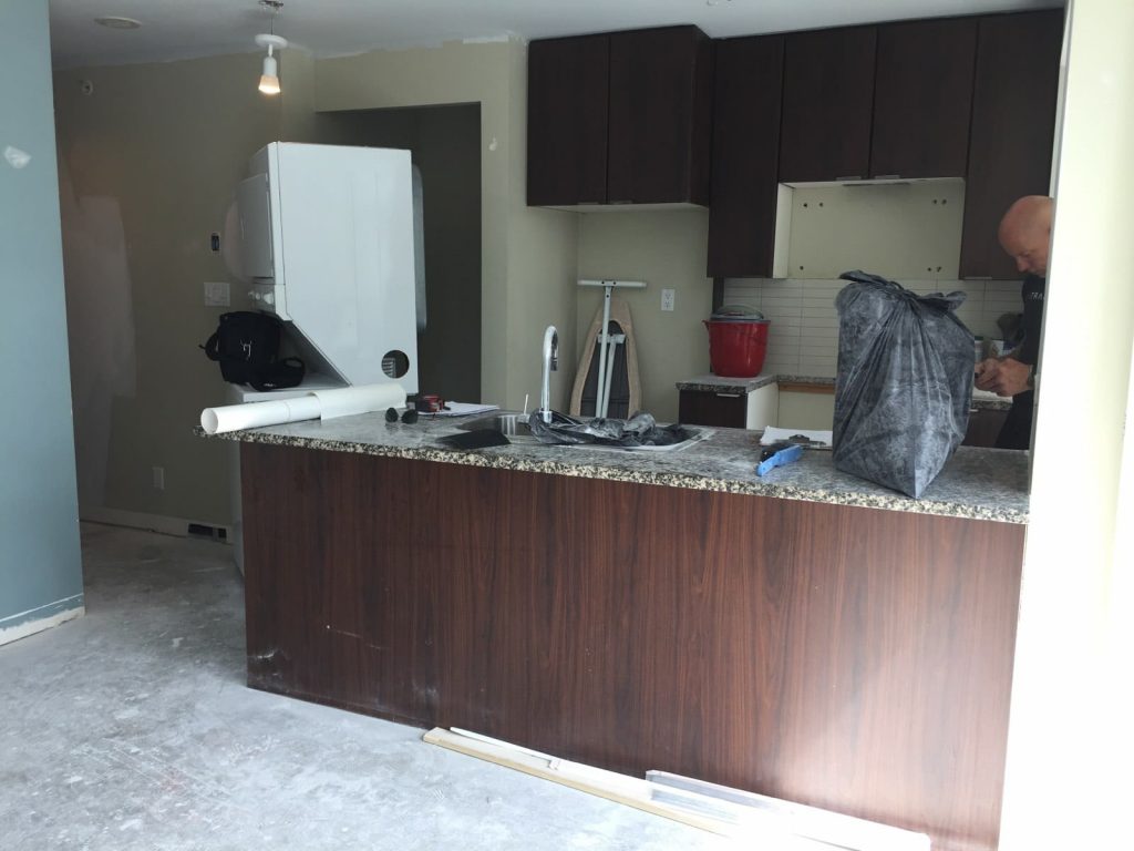 Kitchen renovation in Vancouver - before photo