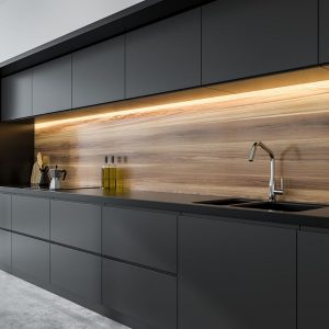 SMT07 black kitchen cabinets