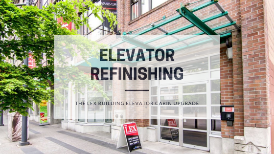 Elevator Cabin Refinishing - The Lex Building, Vancouver - Blog Post Featured Image