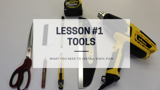 Tools for the architectural vinyl film installation_Blog Post Featured Image