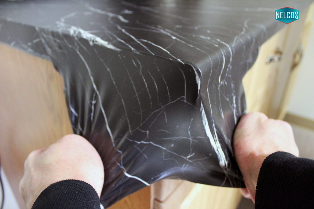 Marble film stretching