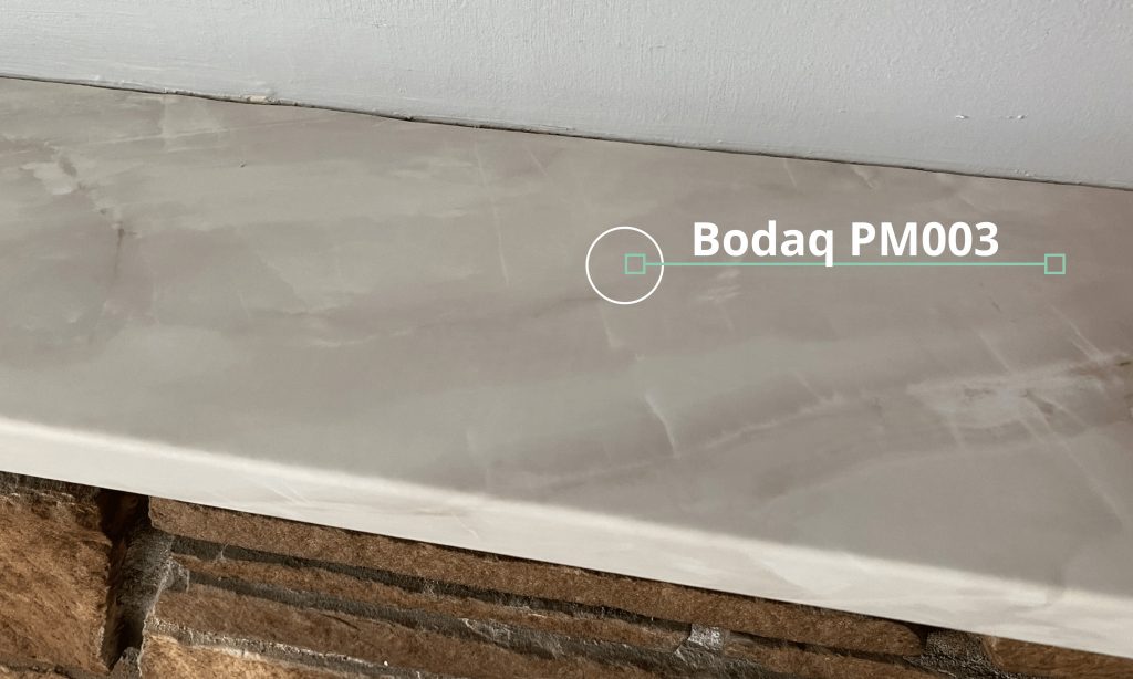 Mantel Refinishing - Bodaq PM003 Onyx Marble Interior Film2
