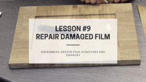 How to repair damaged film