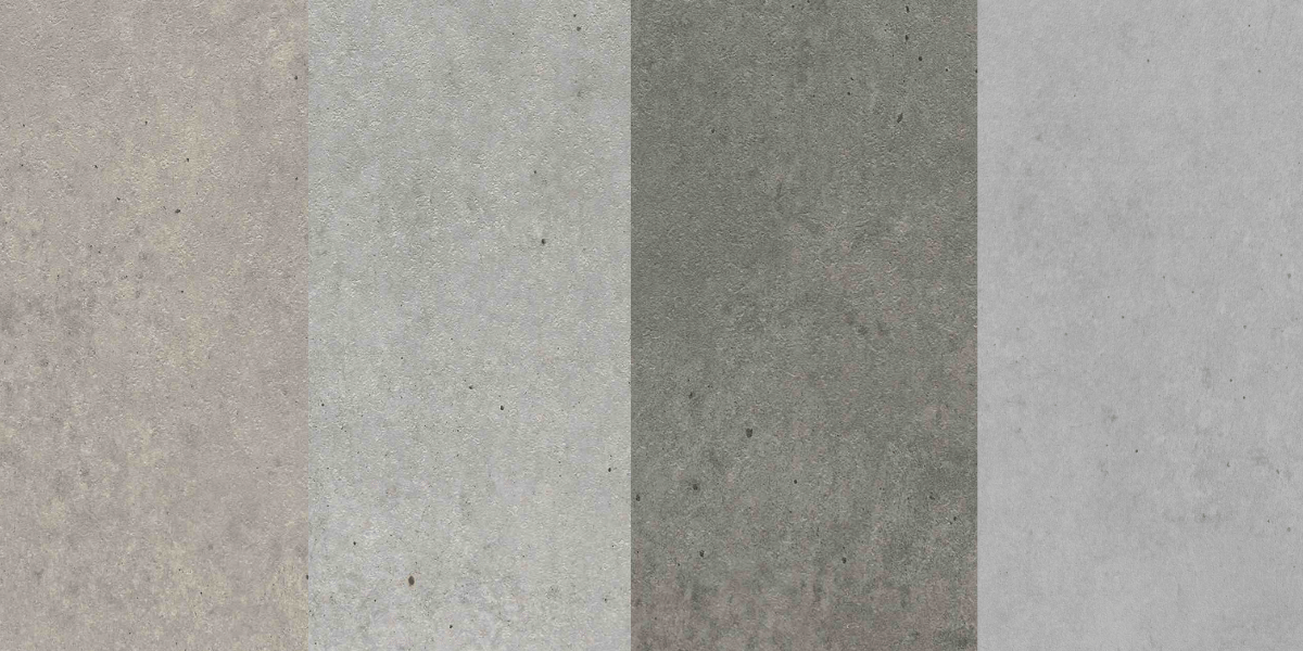 Concrete vinyl patterns