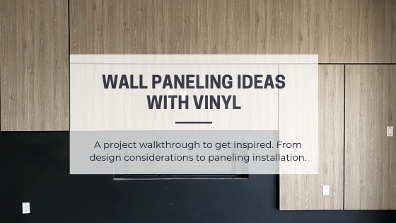 Wall paneling ideas with vinyl