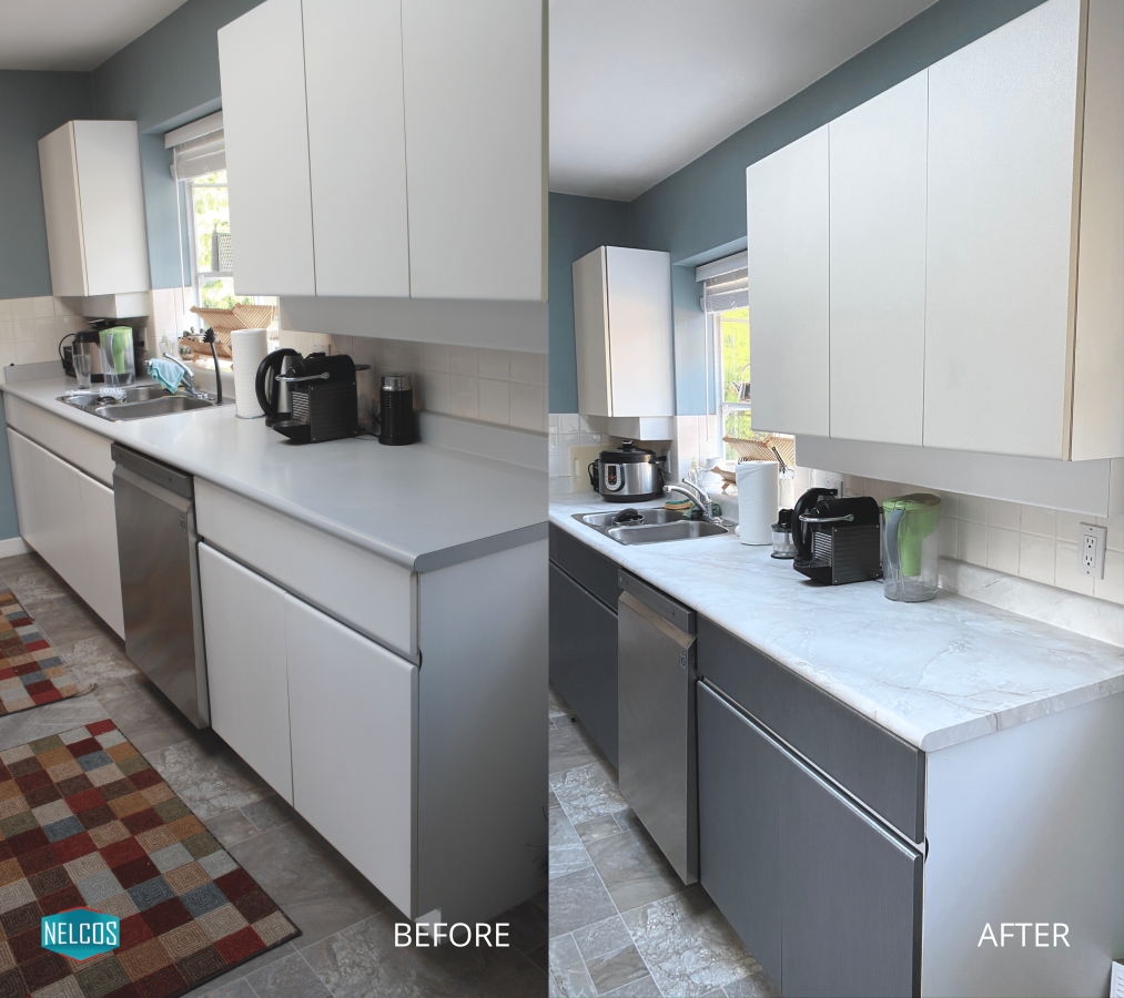 Kitchen Renovation before and after