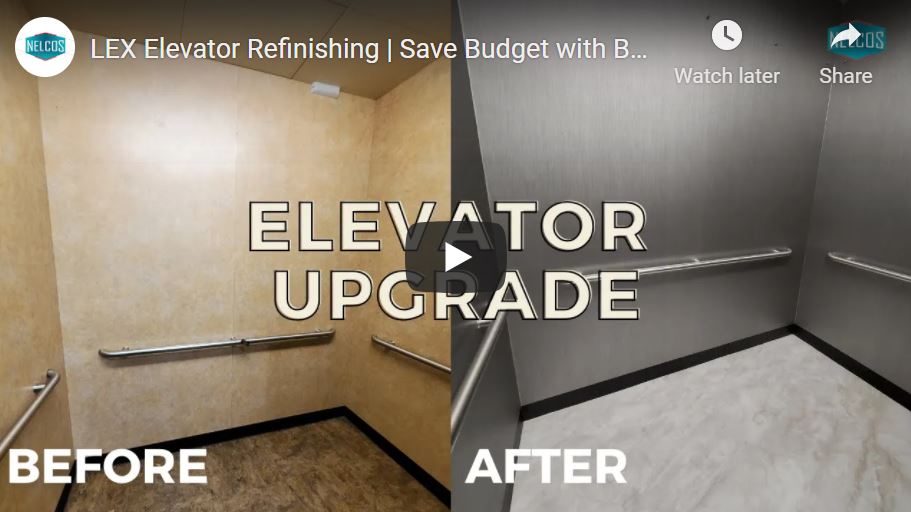 YouTube video about elevators refinishing