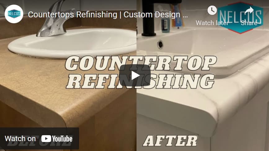 Video about countertop refinishing