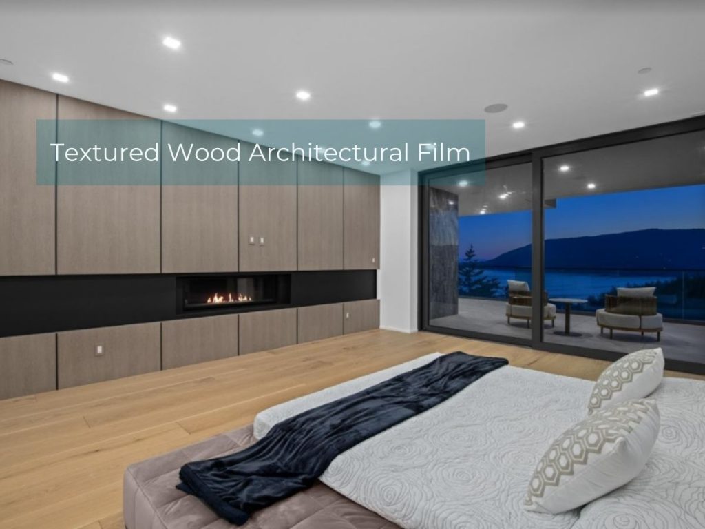 wood film in interior design