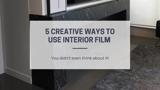 5 ways to use vinyl film for home decor