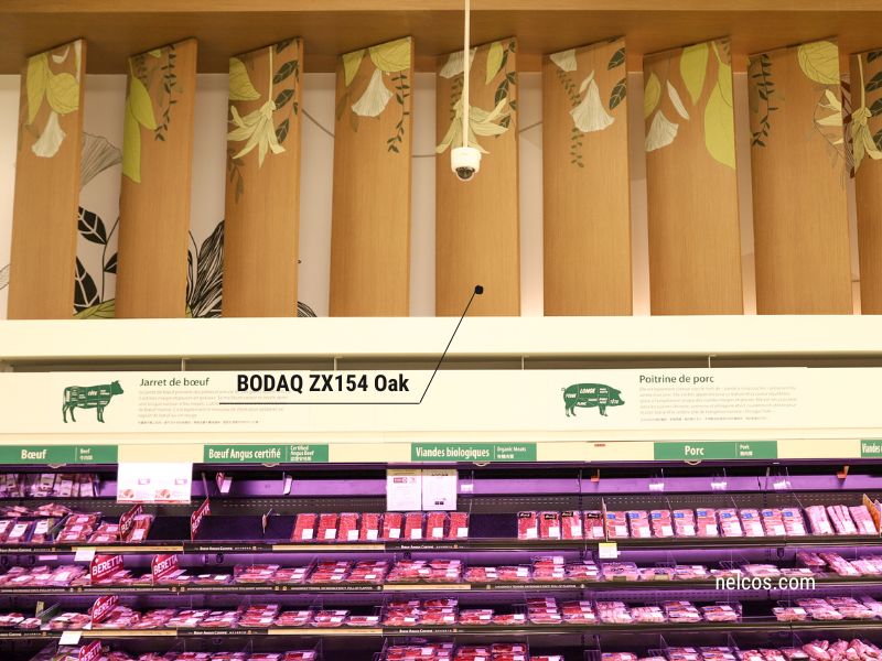 Store surface upgrade: wrap wall panels with the film