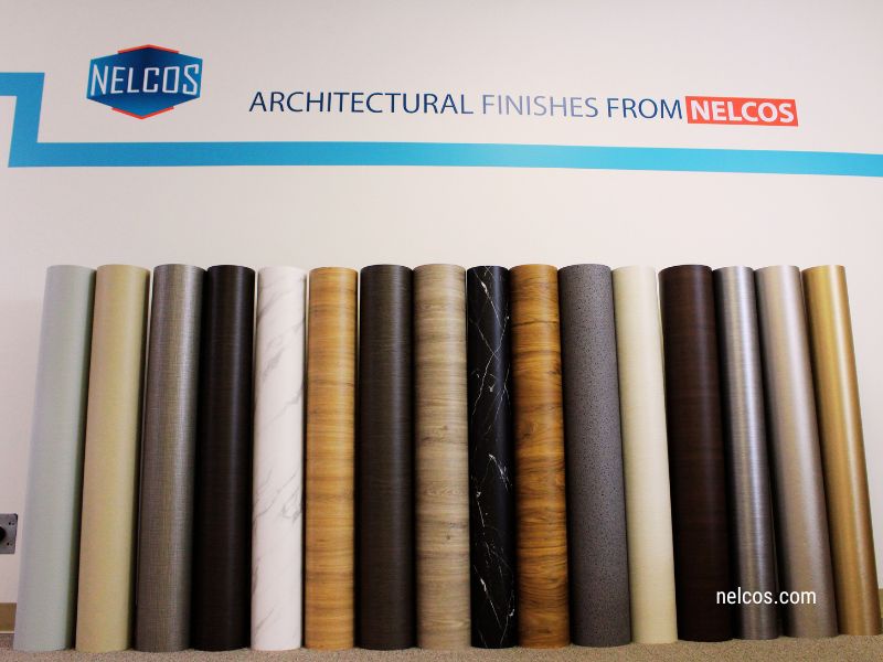 Architectural film from Nelcos comes in rolls to ensure it's best appeal.