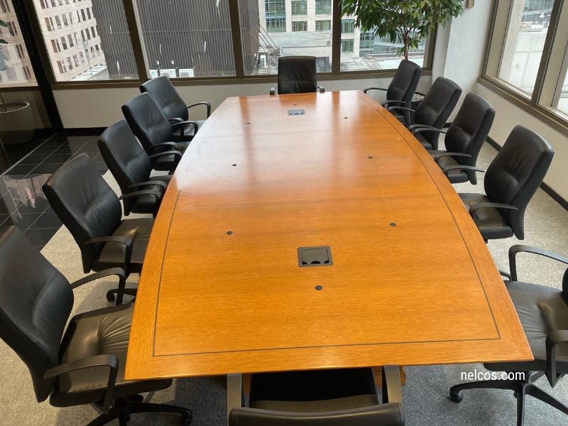 Boardroom table before