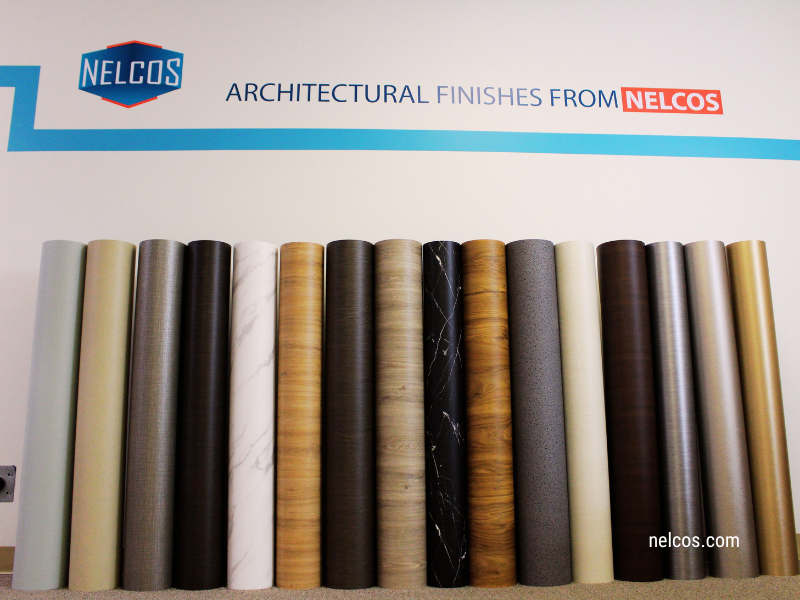 Interior film rolls at the Nelcos office
