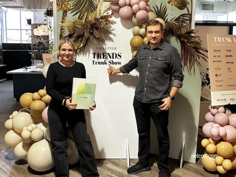 Nelcos Toronto team at the Trends Trunk Show in Toronto