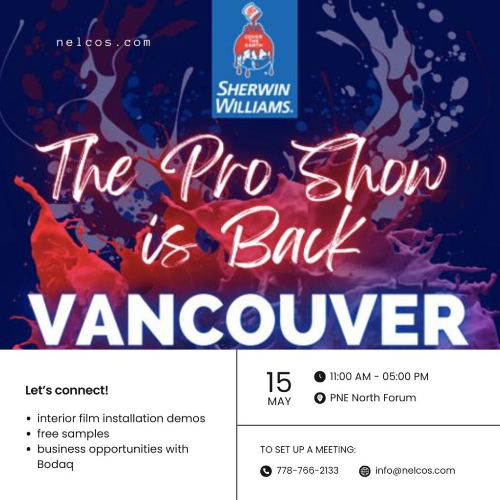 Connect with Nelcos at Sherwin-Williams 2024 BC Metro Pro Show