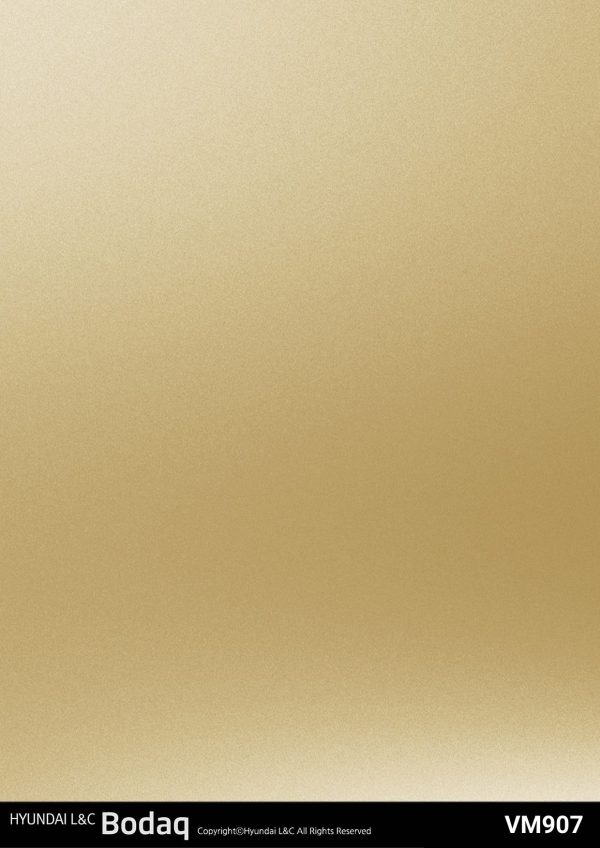 VM907 Gold Velvet Metal Interior Film - Metal Collection