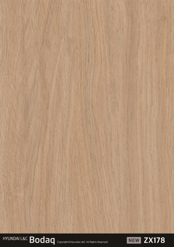 ZX178 Natural Teak Interior Film - Premium Wood Collection