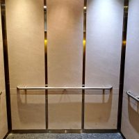 elevator after refinishing Heavy Duty WF pattern